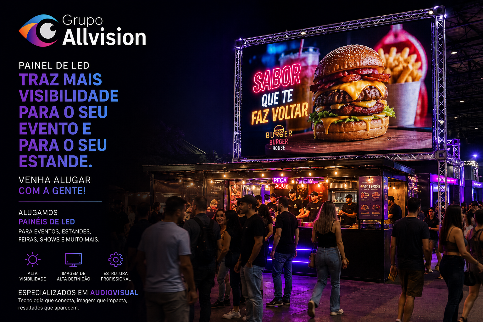 Aluguel de Totem Touch Screen, Totem para Credenciamento, Painel de LED Indoor e Outdoor, TVs de Grandes Formatos, Projetor e Óculos VR para Eventos, Feiras e Congressos na Expointer 2026 – Rio Grande do Sul e Florianópolis