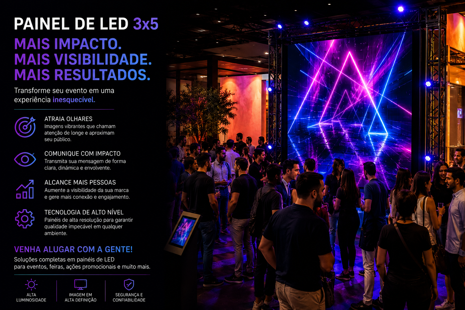 Aluguel de Totem Touch Screen, Totem para Credenciamento, Painel de LED Indoor e Outdoor, TVs de Grandes Formatos, Projetor e Óculos VR para Eventos, Feiras e Congressos na Expointer 2026 – Rio Grande do Sul e Brasília